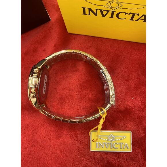 Invicta Mens 45mmWatch Pro Diver Quartz Gold Tone Stainless Steel Bracelet 46045 main image 11